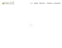 Tablet Screenshot of maukeinteriores.com